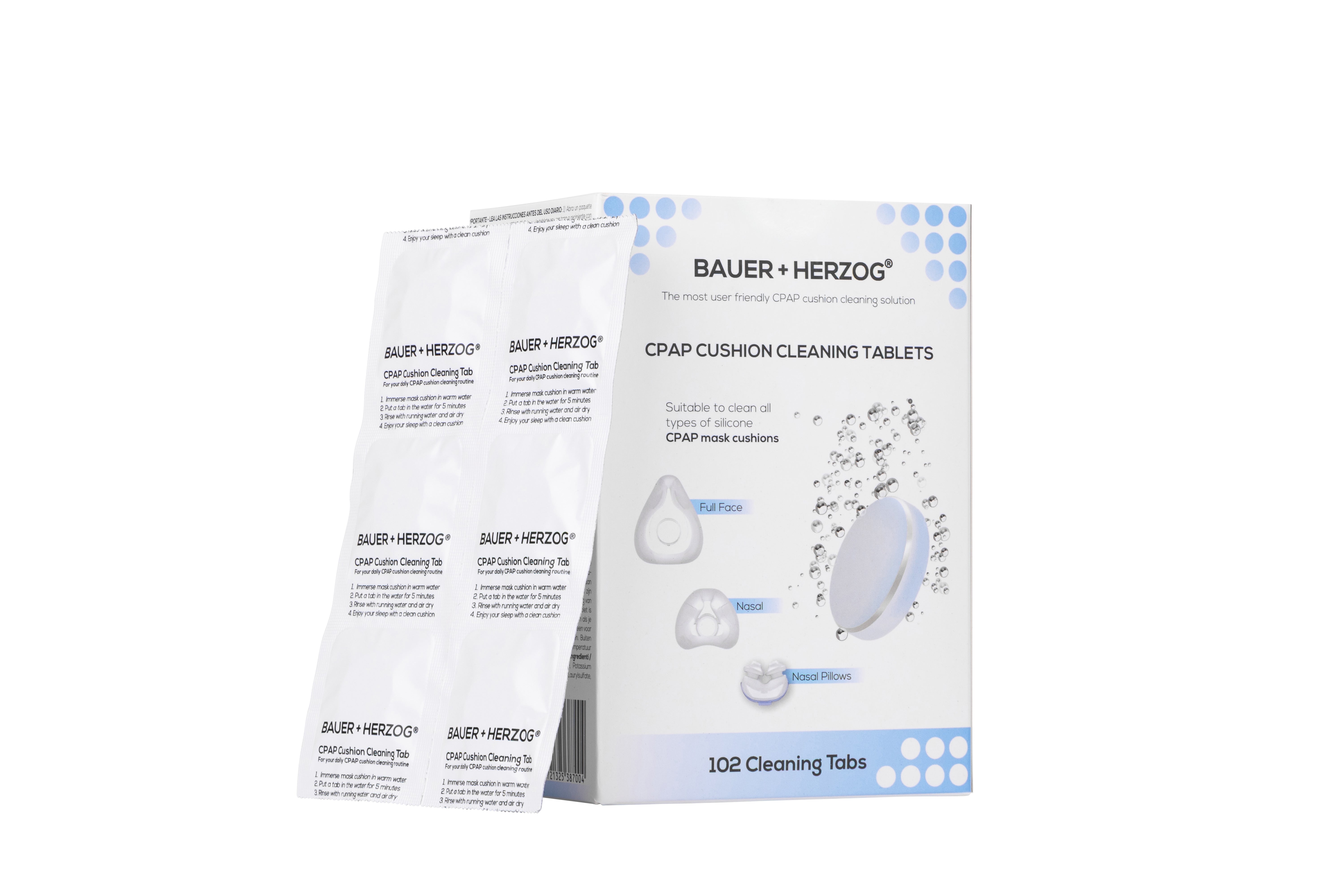 Bauer+Herzog CPAP Cleaning Tabs